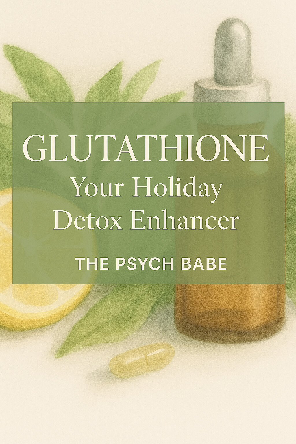 Glutathione - Your Holiday Detox Enhancer - Kristen Noel Nassif